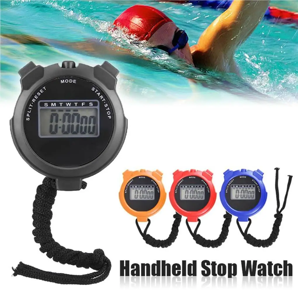 Digital Sport Stopwatch Accurate Timing Equipment Professional Battery-powered Sports Timer Running Training Chronograph Devices