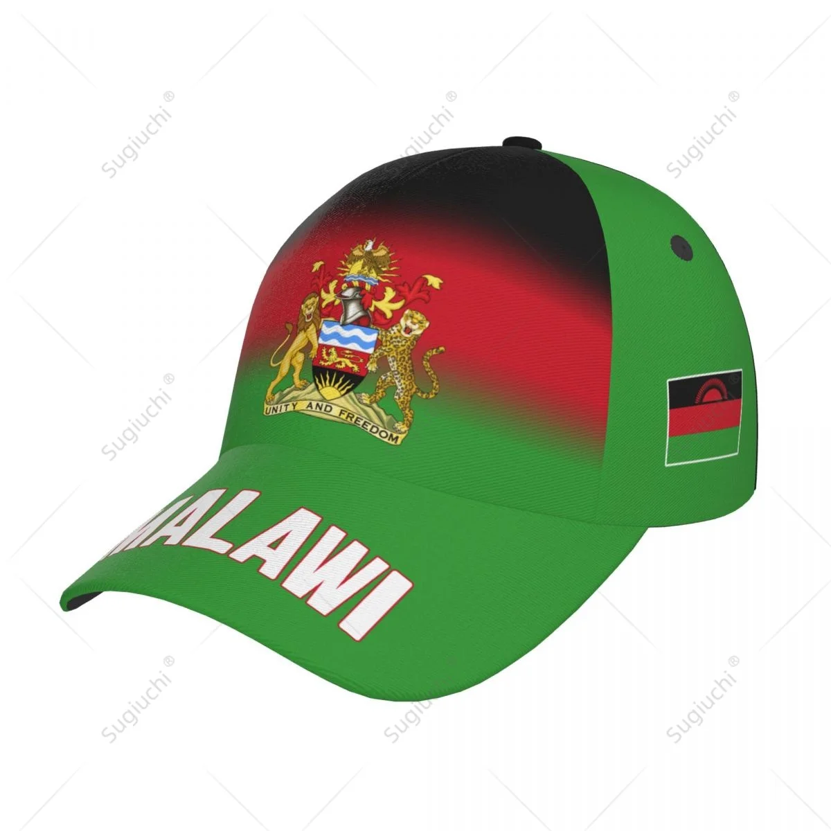 Unisex Baseball Cap Hat Malawi Flag Gradient Color 3D Printing for Tennis Outdoor Bike Bicycle Golf Baseball Sports Fans