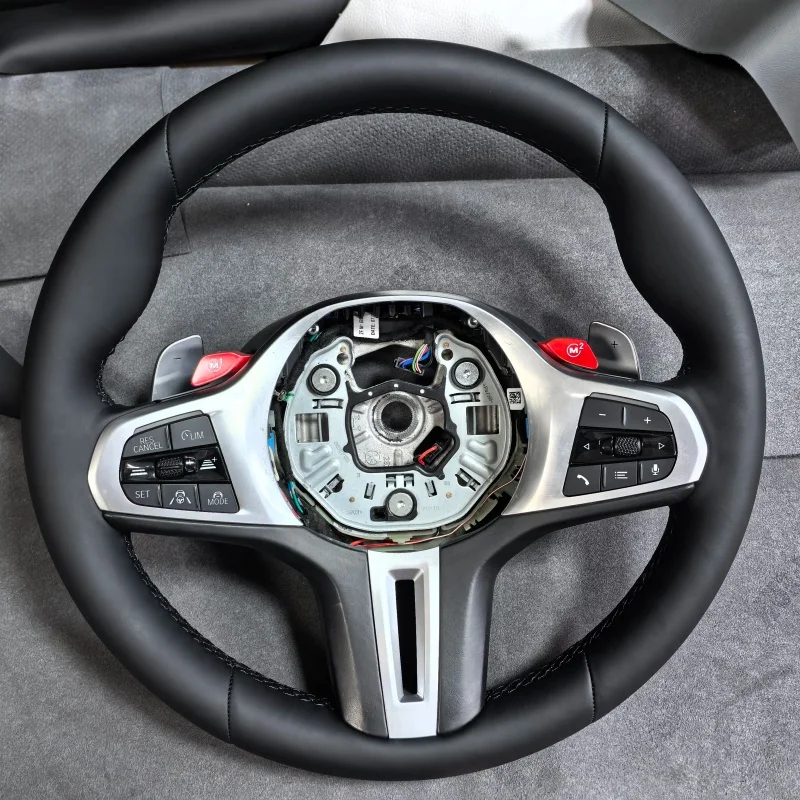 Кожаный руль для BMW G-серии F30 F10 F20 F80 F82 F12 M3 M5 M6 M2 M4 X5 X6 G30 G20 G80 G38 G31 SPORT
