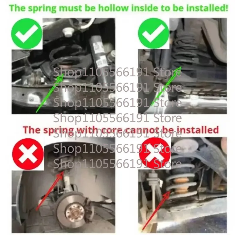 Straight Car Rear Suspension Spring Airbag Noise Reduction for Sedan SUV Off-Road Vehicles Automobile Air Shock Absorber