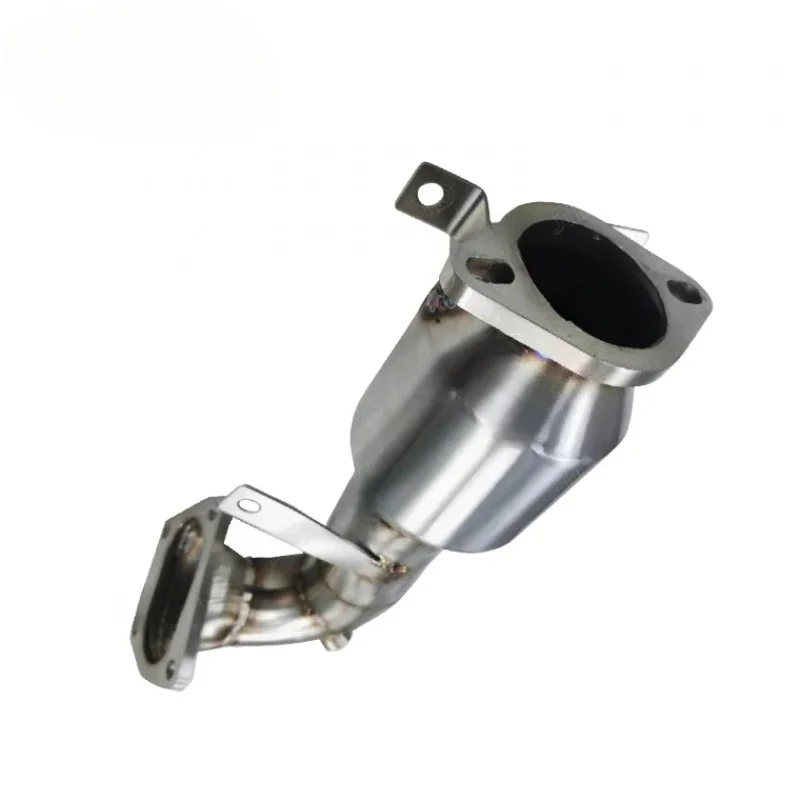 High quality hot sellin Downpipe For Fiat 500 1.4L SS304 Stainless Steel Performance Catless Exhaust System Active Sound