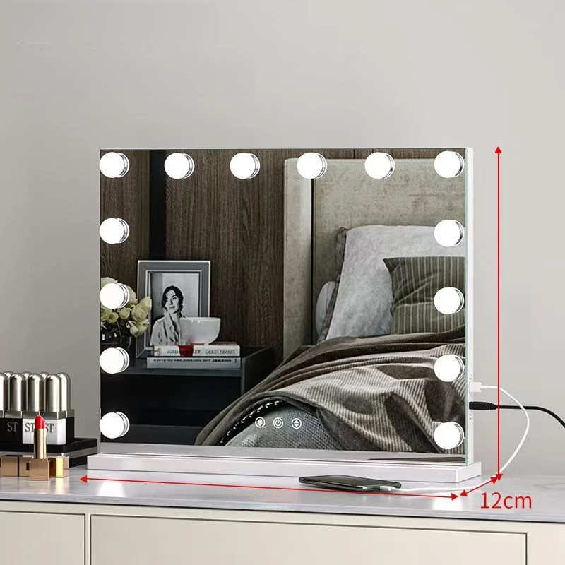 Hollywood Stars With The Same Fill Light Makeup Mirror,110V-240V,Dressing Room Rectangular mirror,Damage Compensation In Transit