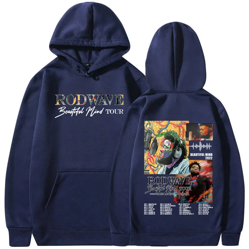 Rod Wave Nostalgia Album Cover Hoodies Men Women Clothing Harajuku Aesthetic Pullover Fashion Hip Hop Oversized Sweatshirts Y2k