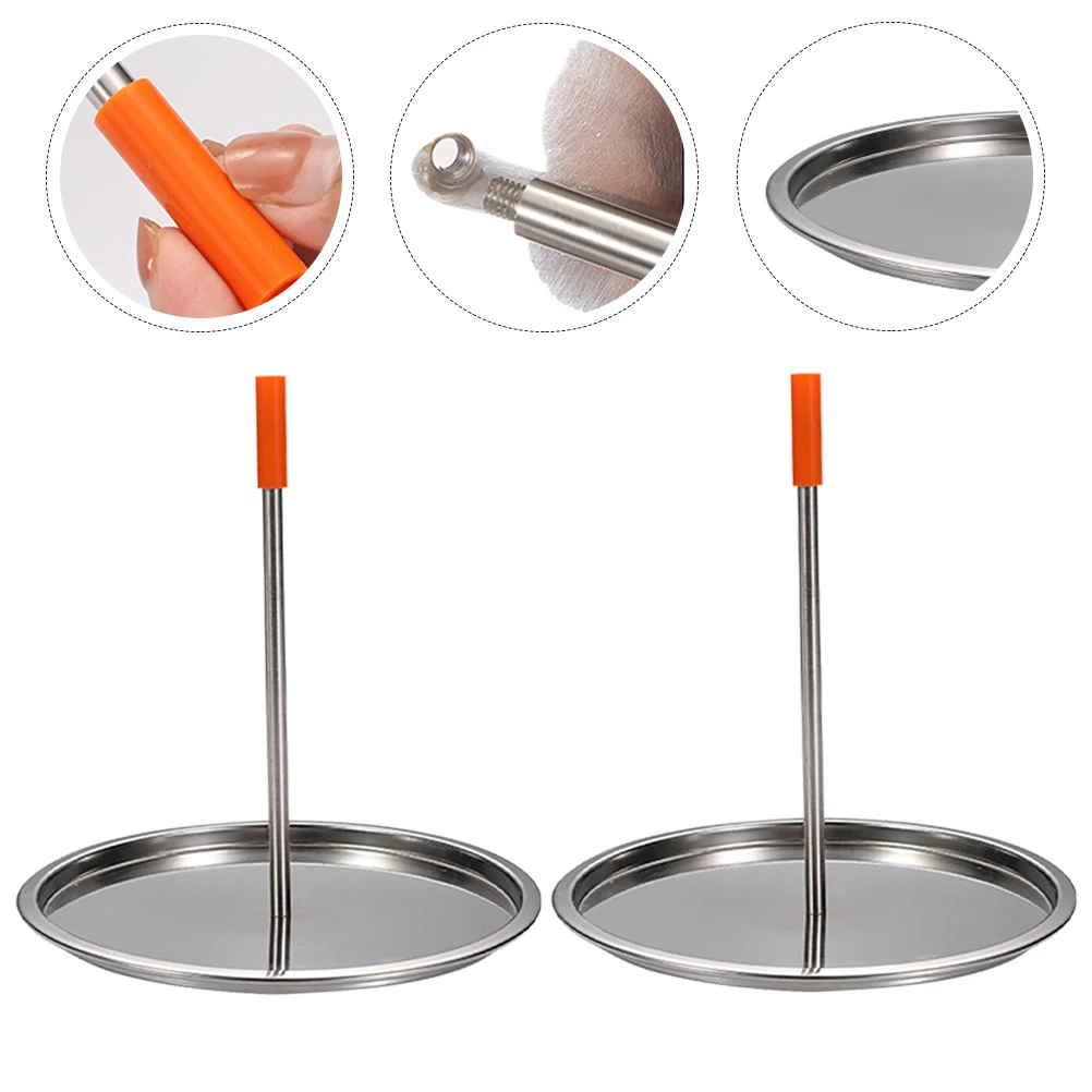 

2 Pcs Stainless Steel Roaster Rack Lightweight Disassemble Design Grilled Chicken Pan Tray BBQ Tool Kitchen Bar Supplies