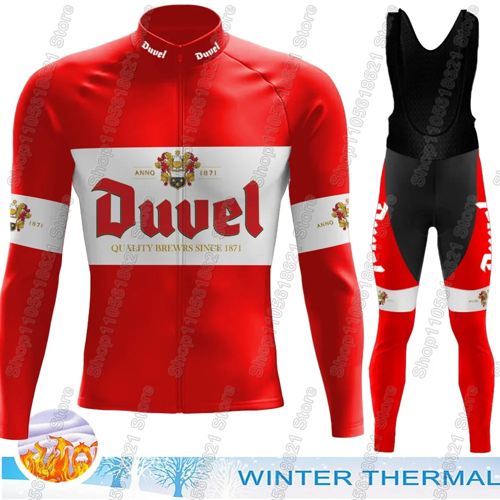 レッドデュベルチームサイクリングジャージ-2026-セット服スーツ夏冬長袖-mtb-バイクロードパンツビブ-ropa-ciclismo