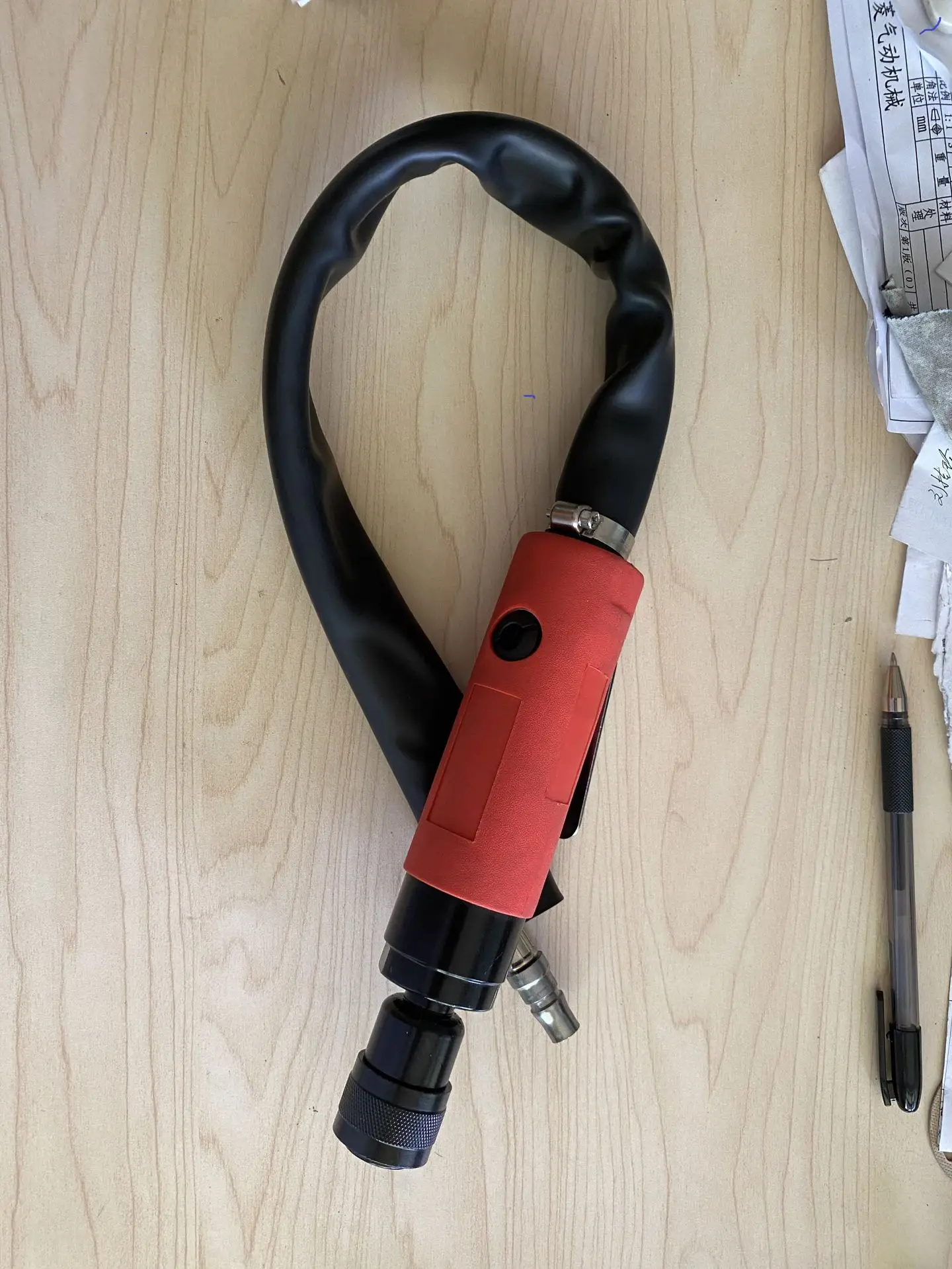 Moedor pneumático de baixa velocidade, aparador de polimento, reparo de pneus, moedor de gravação de baixa velocidade com cabeça de moagem de 38mm