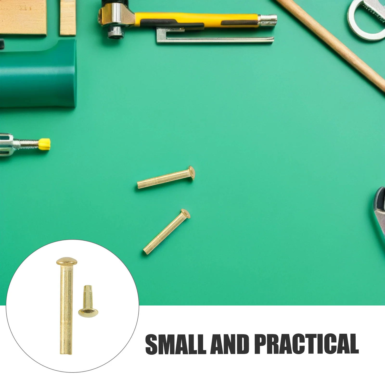 

10 set Nails For Folding Repair Kit Stainless Steel Shaft Rivets Handheld Fan Replacement Fasteners Folding Fan Accessory