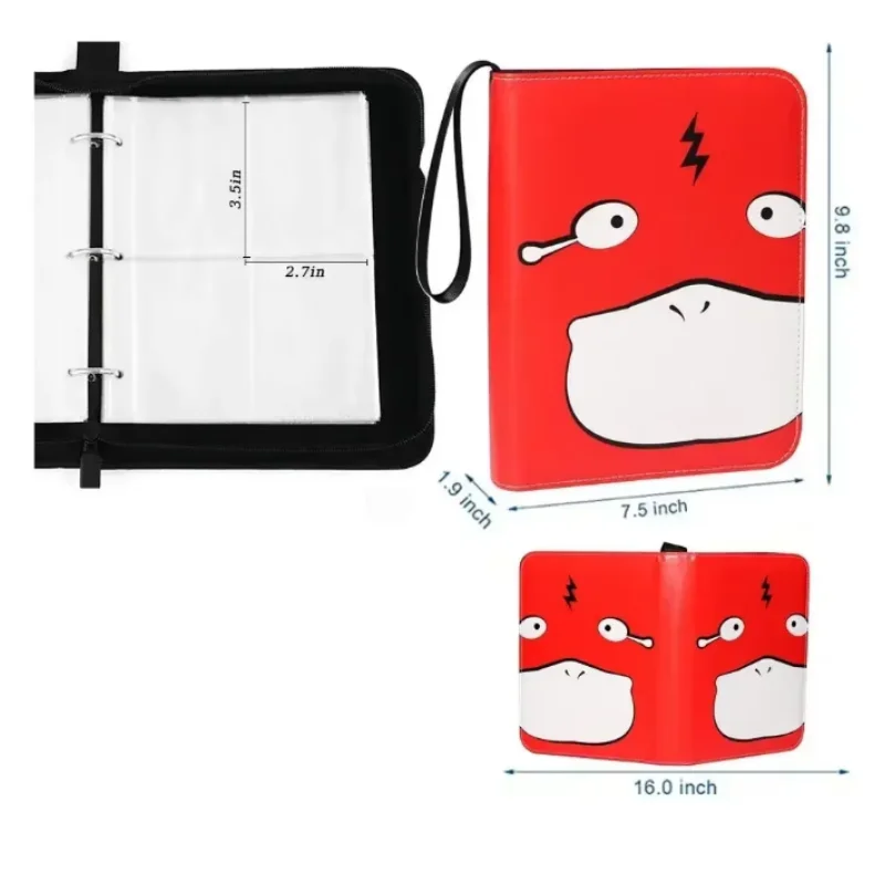 2024 Charizard Holder Binder Card Book Collections Folder Anime Card Protector Notebook for Pokemone Album 400Pcs christmas gift