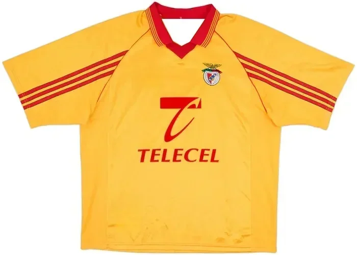 

1998-99 Season Benfica Away Jersey Classic Retro Men's Sports T-shirt Children's Quick Drying Training Clothes Fashionable Shirt
