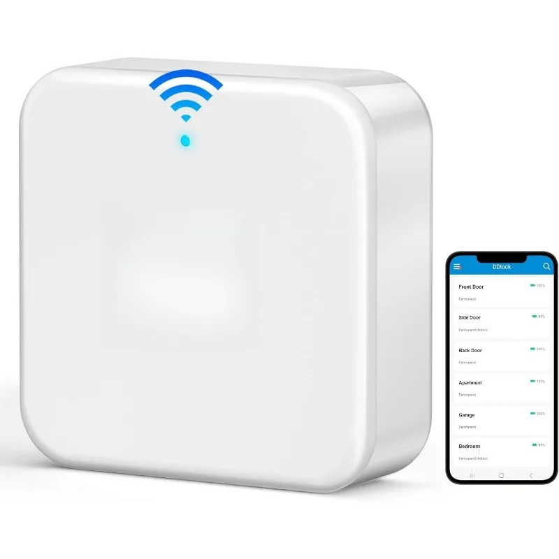 

Шлюз G2, шлюз Smart Deadbolt WiFi, пульт дистанционного управления, совместимый с приложением DD Lock и дистанционным управлением через приложение TT Lock