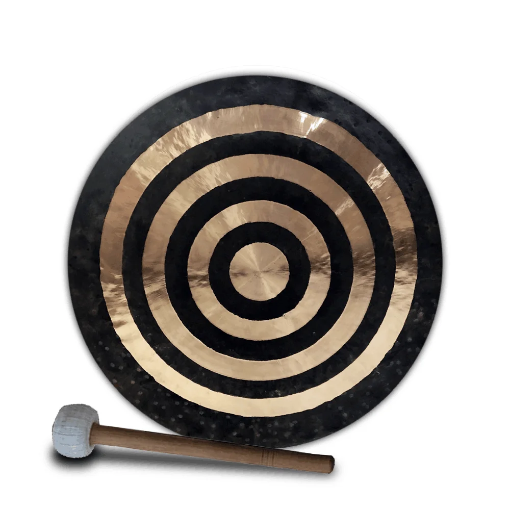 

26"/65cm Chau Gongs & Wooden Mallet tam-tam gong Bronze 100%Handmade Professional Sound For Healing and Meditation