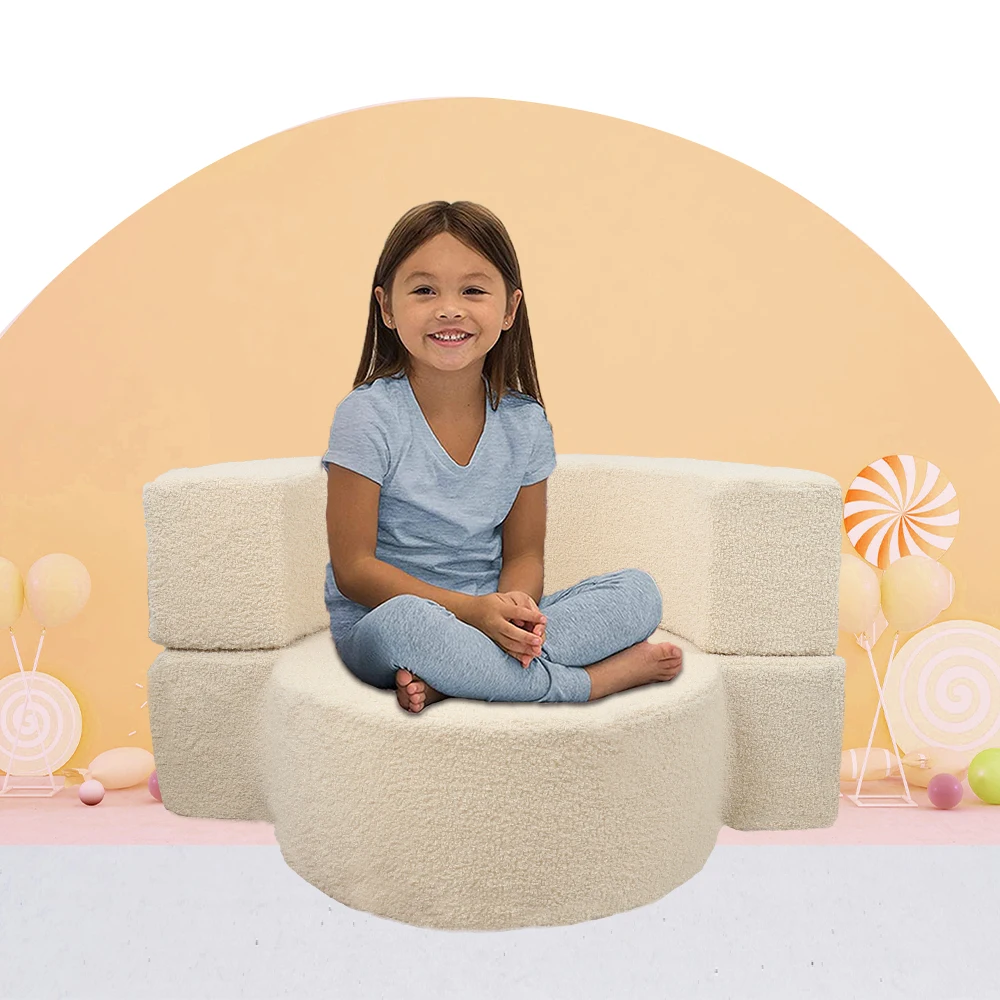 Kids Toys High Density Foam Kids Sofa Children Sofa Foam Play Couch Sofa Set Furniture Play Mats Kids Couch