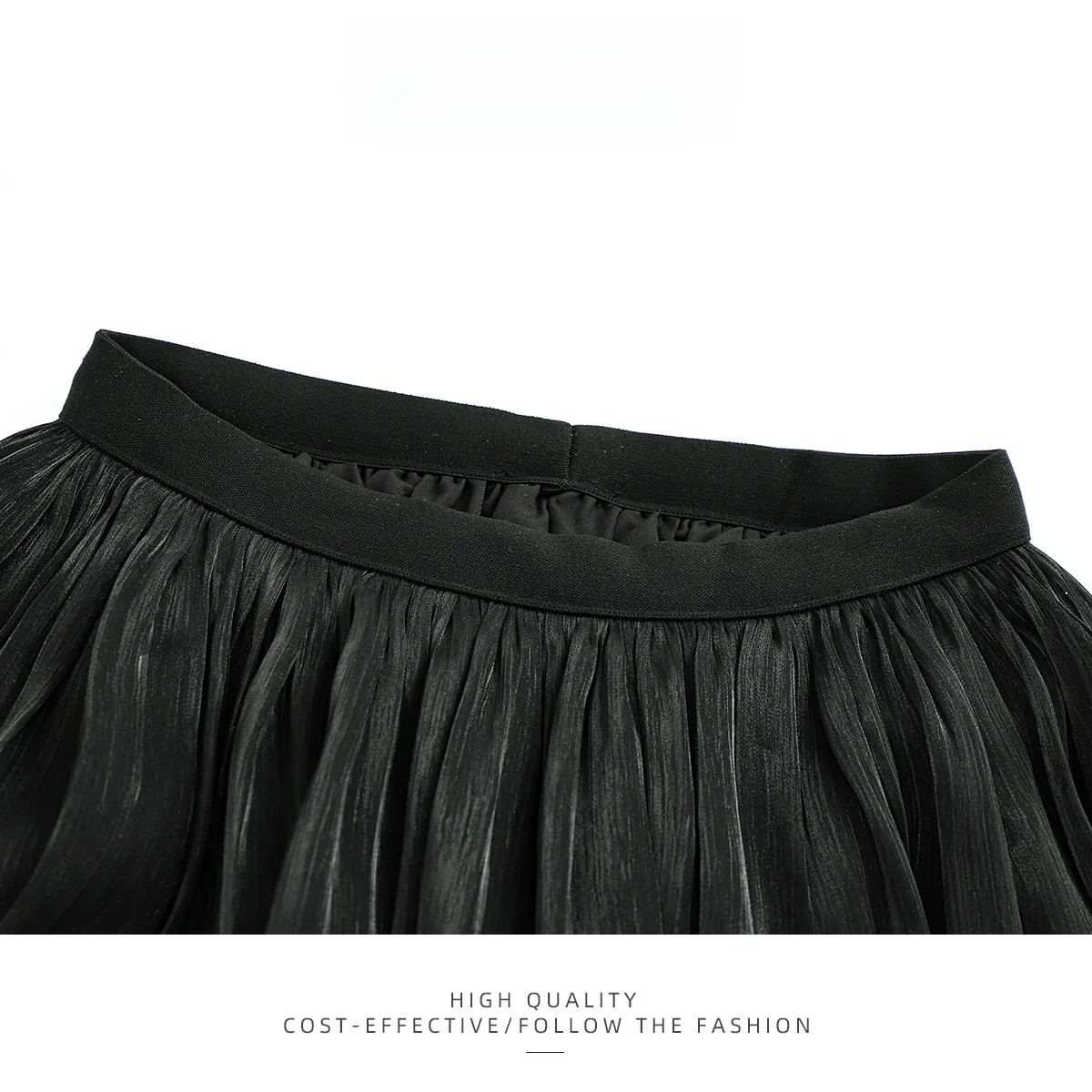 PAIXIANG Bla iny Me f jupe mi-longue femme jupe d'été taille haute Dra ature Net jupe a-ligne jupe