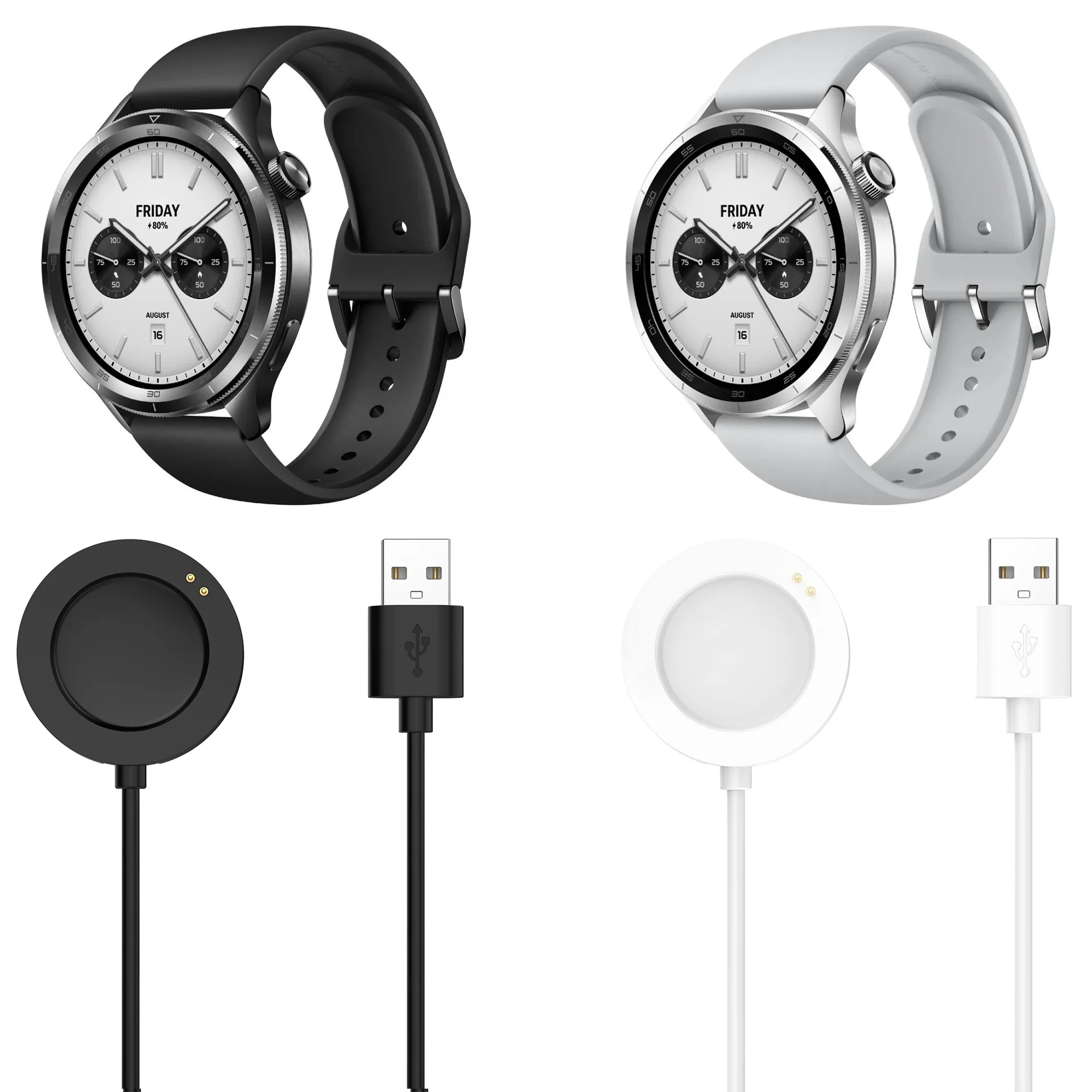 

Compatible with Xiaomi Watch 5/Watch S4/S3/S2/H1/Watch 2/Watch2 Pro Replacement Magnetic Smartwatch Charging Dock Cable USB