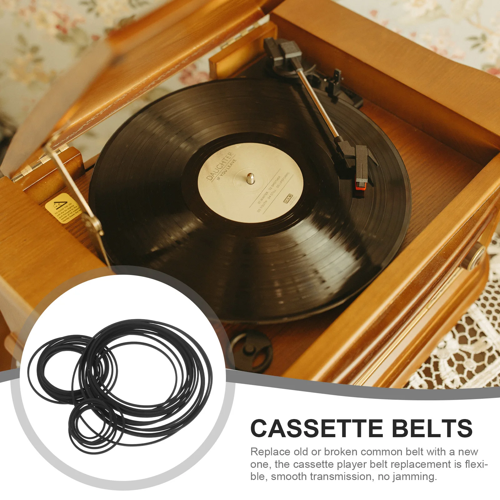 30Pcs Recorder Gummi Gürtel Professionelle Praktische Kassette Player Gürtel Ersatz Langlebig Glatte Übertragung