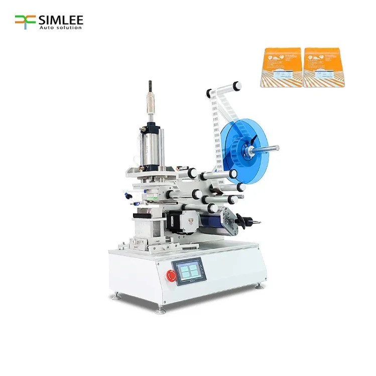 High-precision small semi-automatic plane labeling machine factory practical