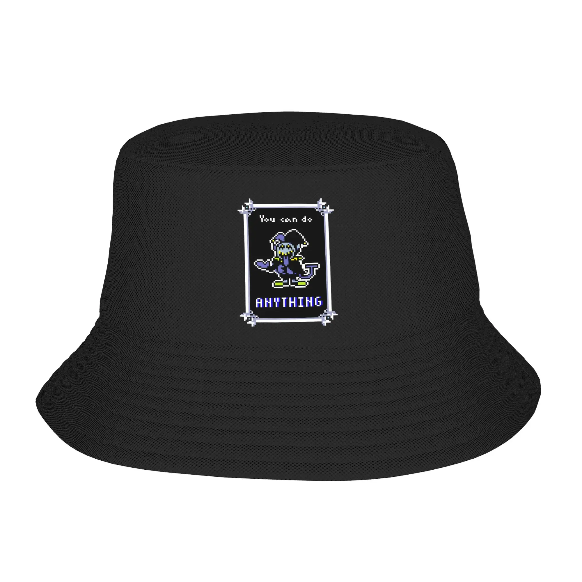 Jevil- Deltarune Inspirational Poster Bucket Hats Spring Picnic Headwear Merch  Fishing Caps for Teen Boonie Hat UV Protection