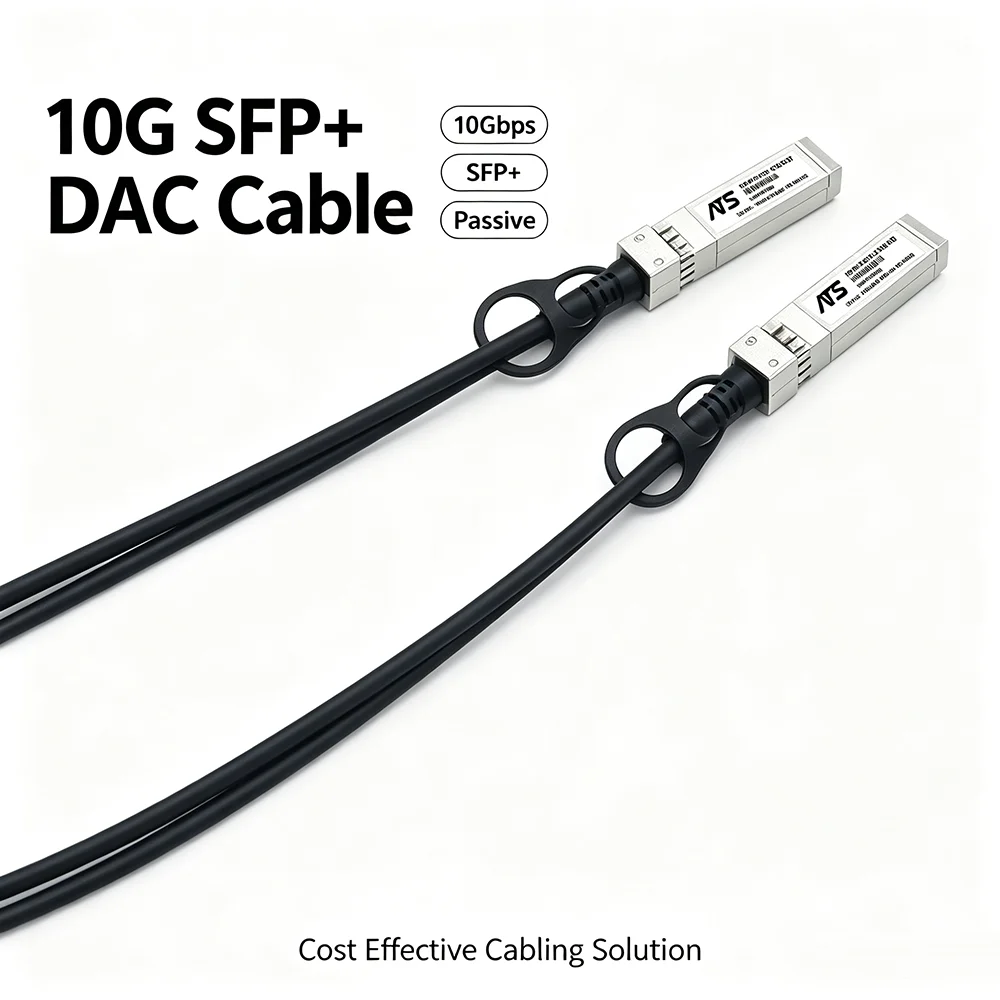 10G SFP+ Passive DAC Cable SFP+ to SFP+ Direct Attach Copper Cable 10Gbps for SFP+ Switch Router Server 0.5M/1M/2M/3M/5M/7M/10M