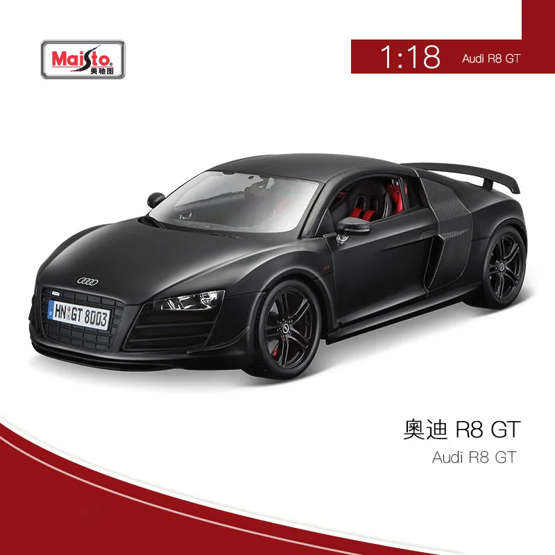 

Оригинальные коллекционные модели автомобилей Maisto 1:18, металлическая модель Audi, имитация, коллекционная модель из сплава, подарок, украшение, для мальчиков