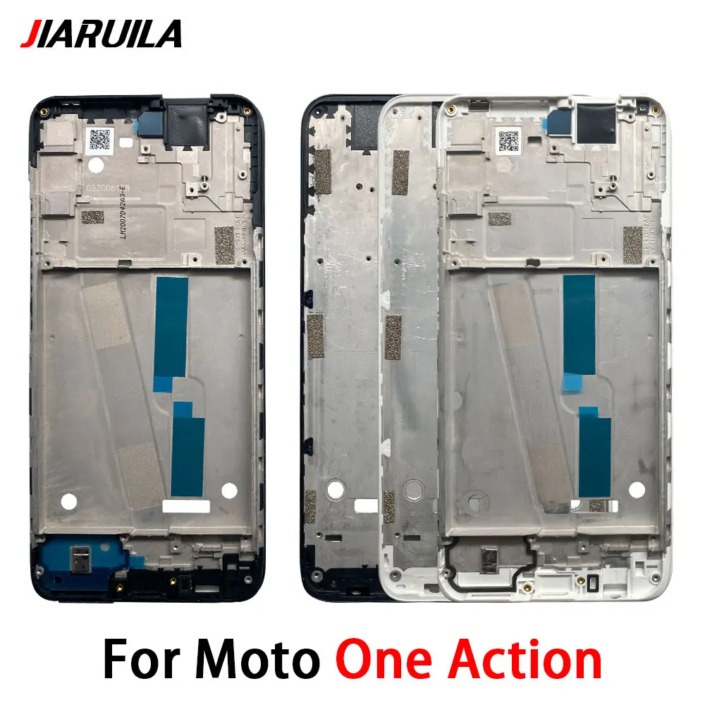 10Pcs\Lot Great For Moto One Action One Fusion Plus Front Housing LCD Frame Bezel Plate Replacement Part