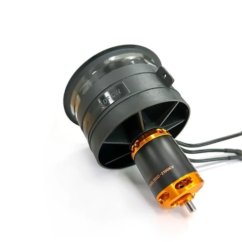 

64mm 12Blades EDF Ducted Fan Unit with 3S-6S 2100KV-4300KV Brushless Motor CW CCW for RC Fixed-wing Airplane EDF Jet Model Parts