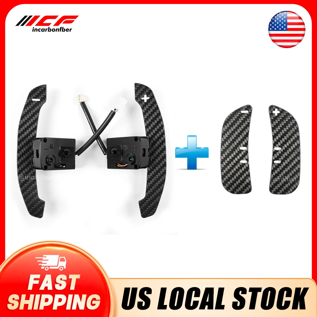 Magnetyczne manetki zmiany biegów z włókna węglowego ICF do kierownicy Nissan 400Z GTR R35 Infiniti QX50 QX60