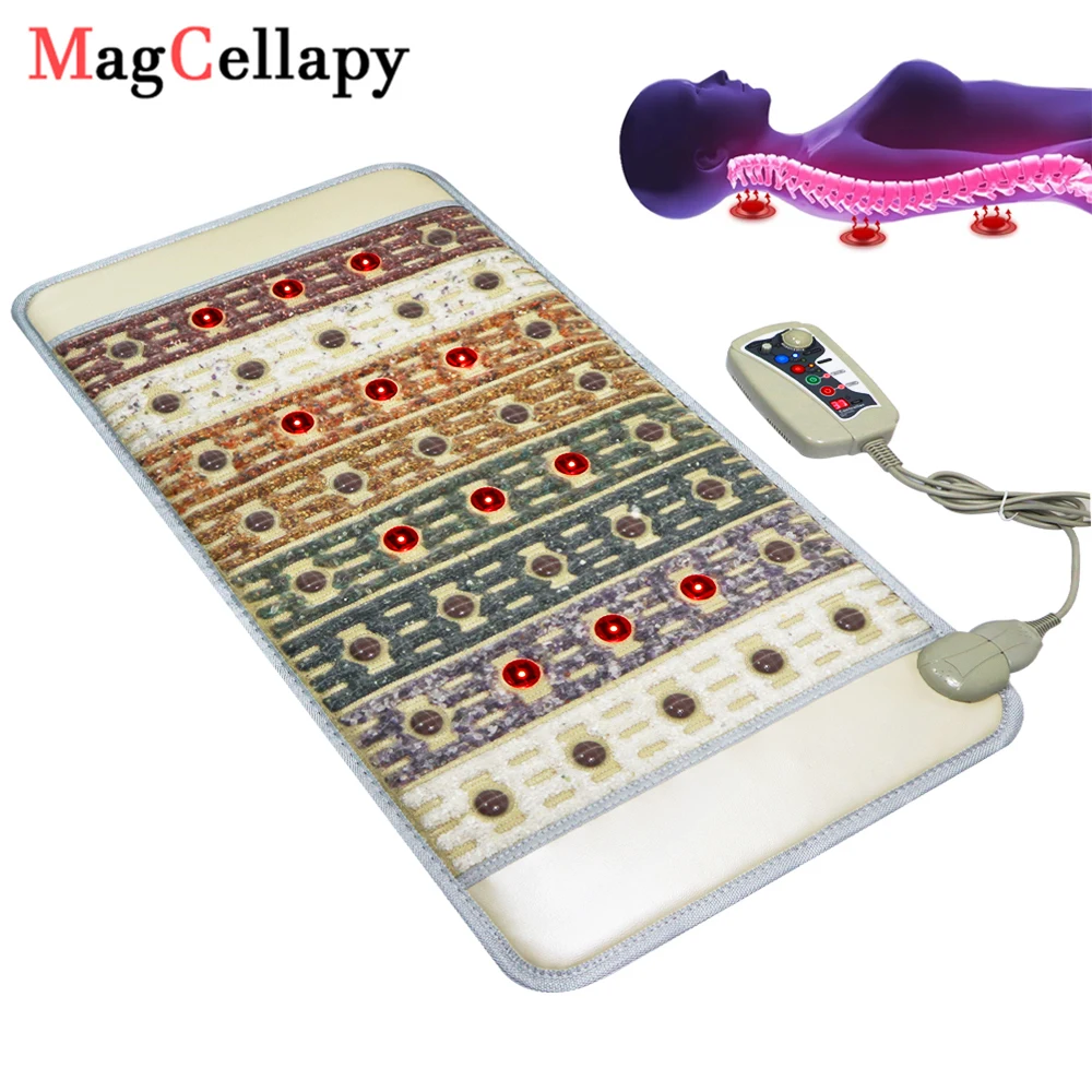 PEMF Crystal Pad Chakra Infrared Deep Heat Massage Negative Ion Pulse Magnetic Field Treatment Promotes Sleep And Sexual