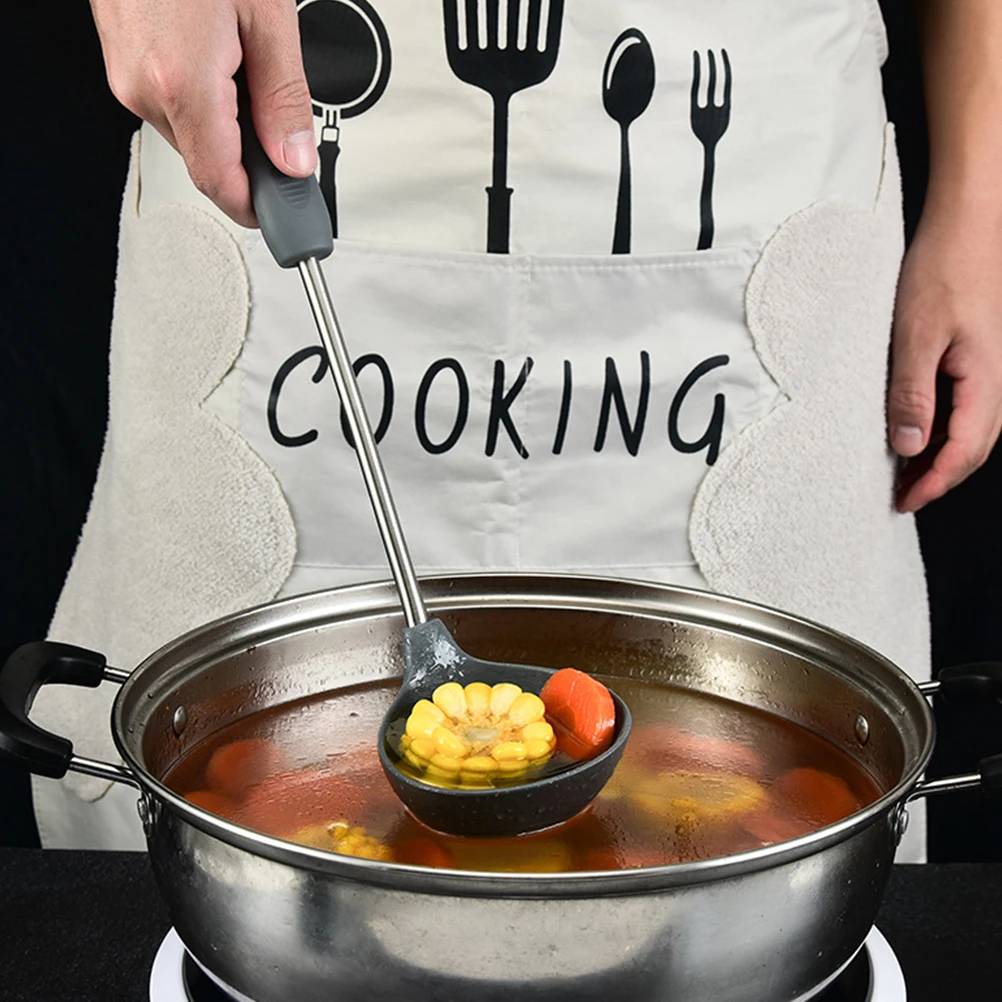 

2 pcs Silicone Cooking Utensils Set Heat Resistant Non Stick Spatula Spoon Kitchen Gadgets Storage Hanging Hole Design