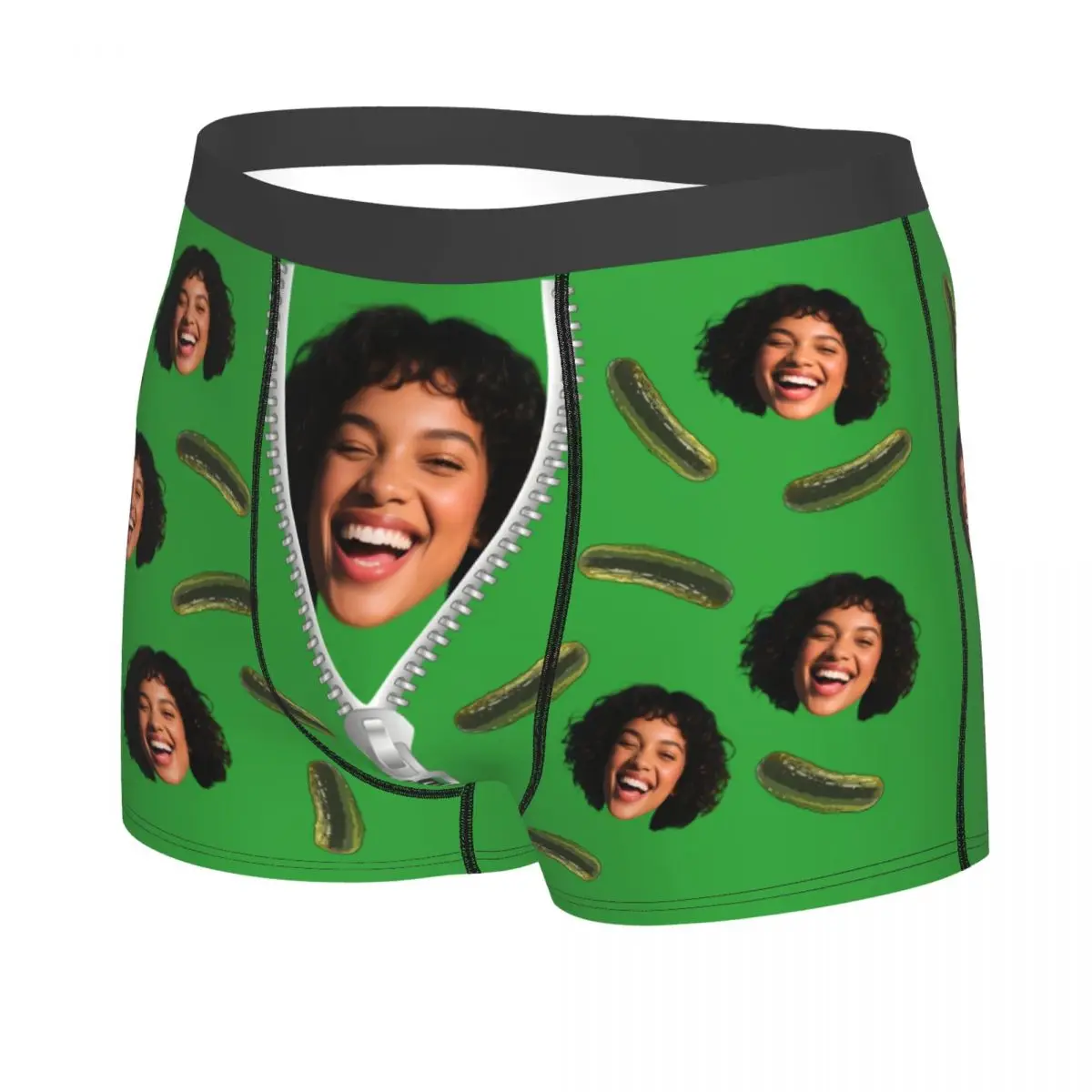 Personalized Face Photo Custom Boxer For Boyfriend 3D Print Men Personalized Photo Underwear Panties Briefs Soft Underpants