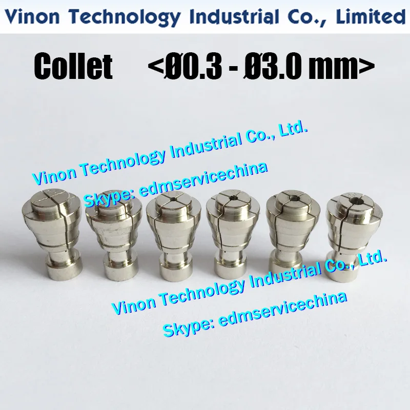 Ø0.3-Ø3.0mm K1C Collet (D8x20Hmm) for K1C small hole drilling EDM 3560124,3560129,3560134,3560139,3560144,3560149