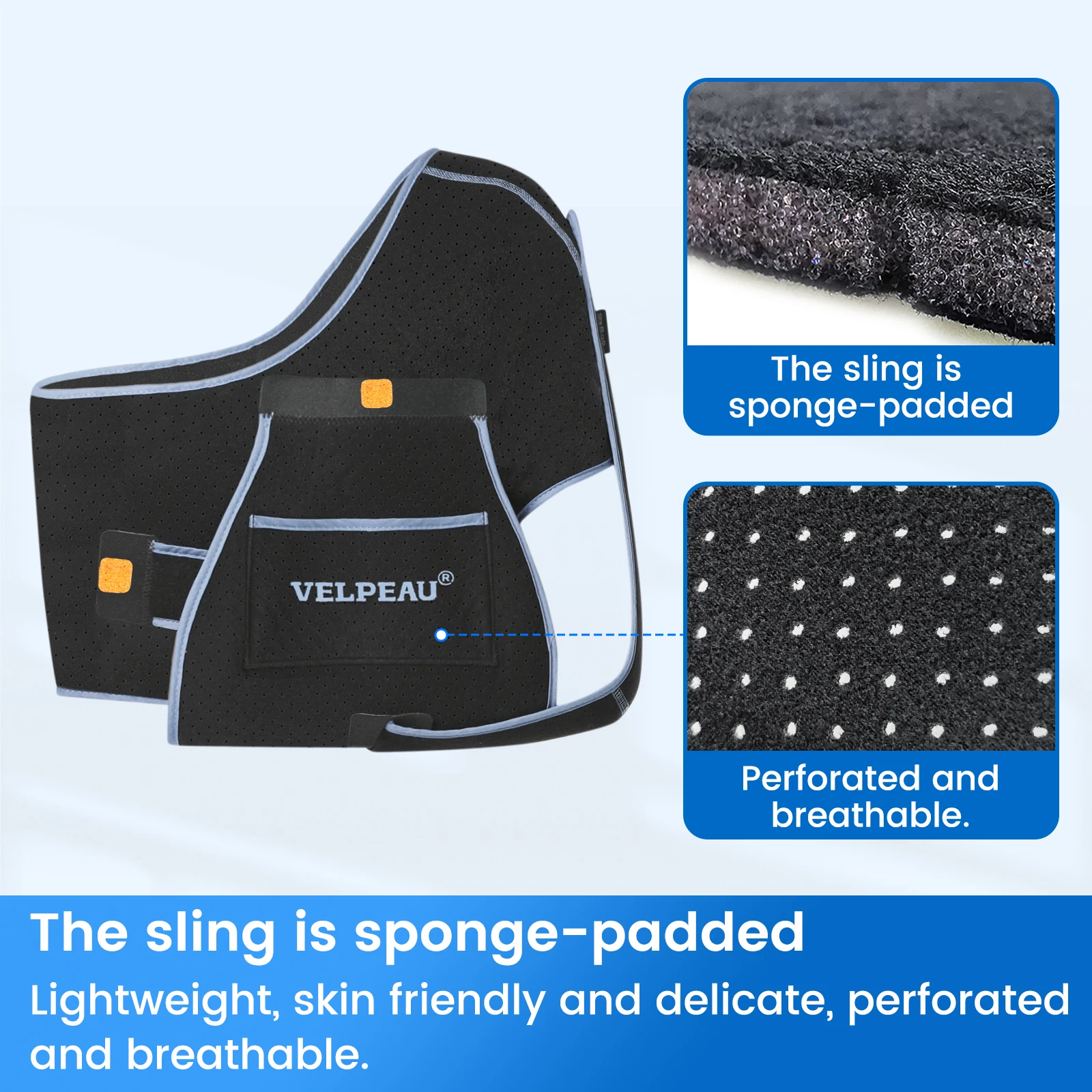 Adjustable Shoulder Sling with Storage Pocket