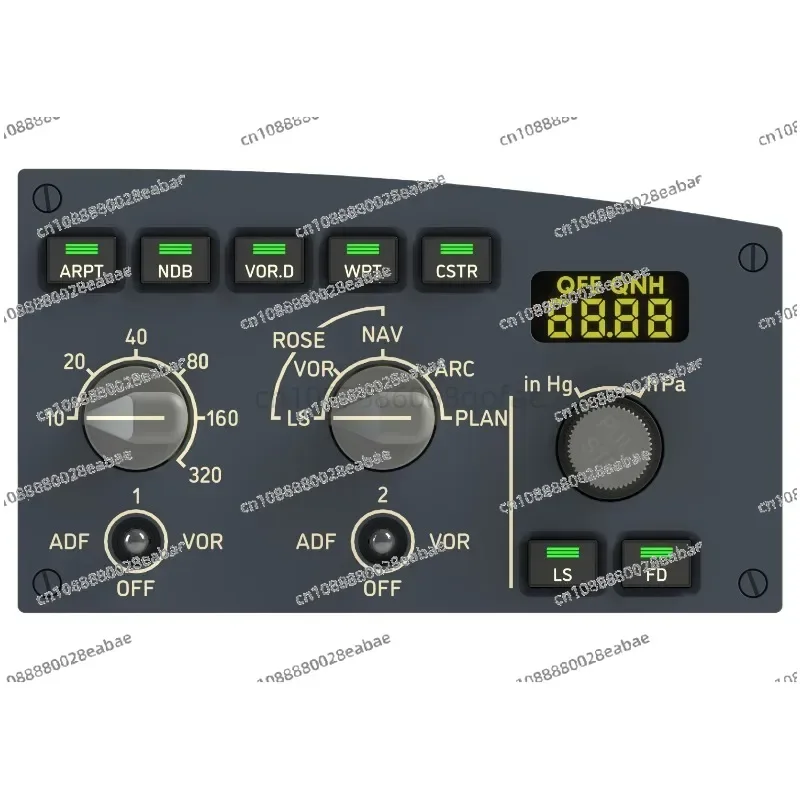 Cs  320 Airbus FCU Autopilot Panel Simulates Flight 2020 Xp P3d