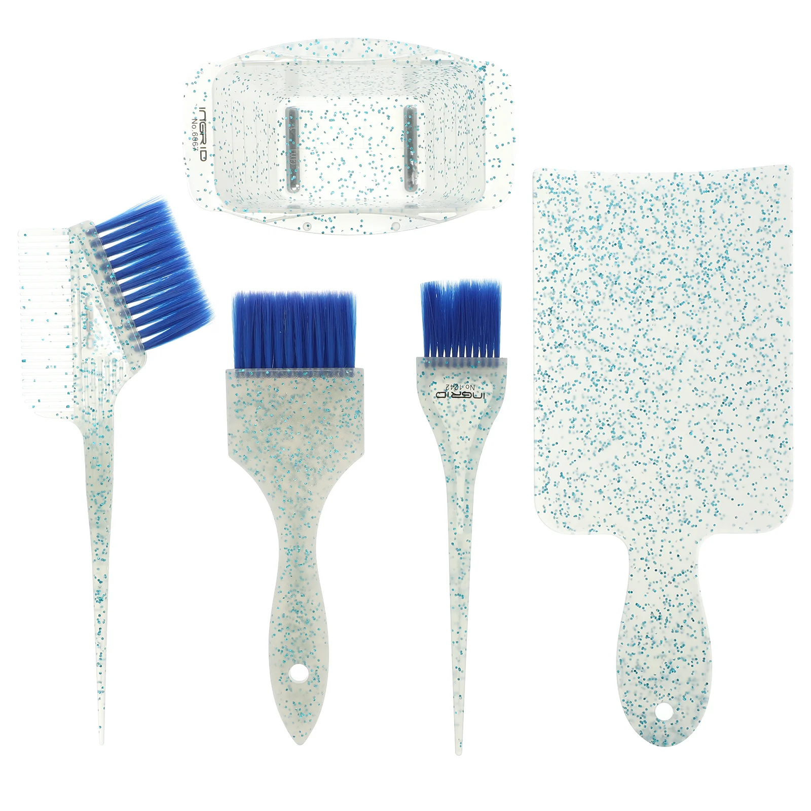 5Pcs Hair Color Boards Flexible Hair Dye Kit for Home Salon Use Hairdressing Accessory Tools Hairdressing Brush - Image 3