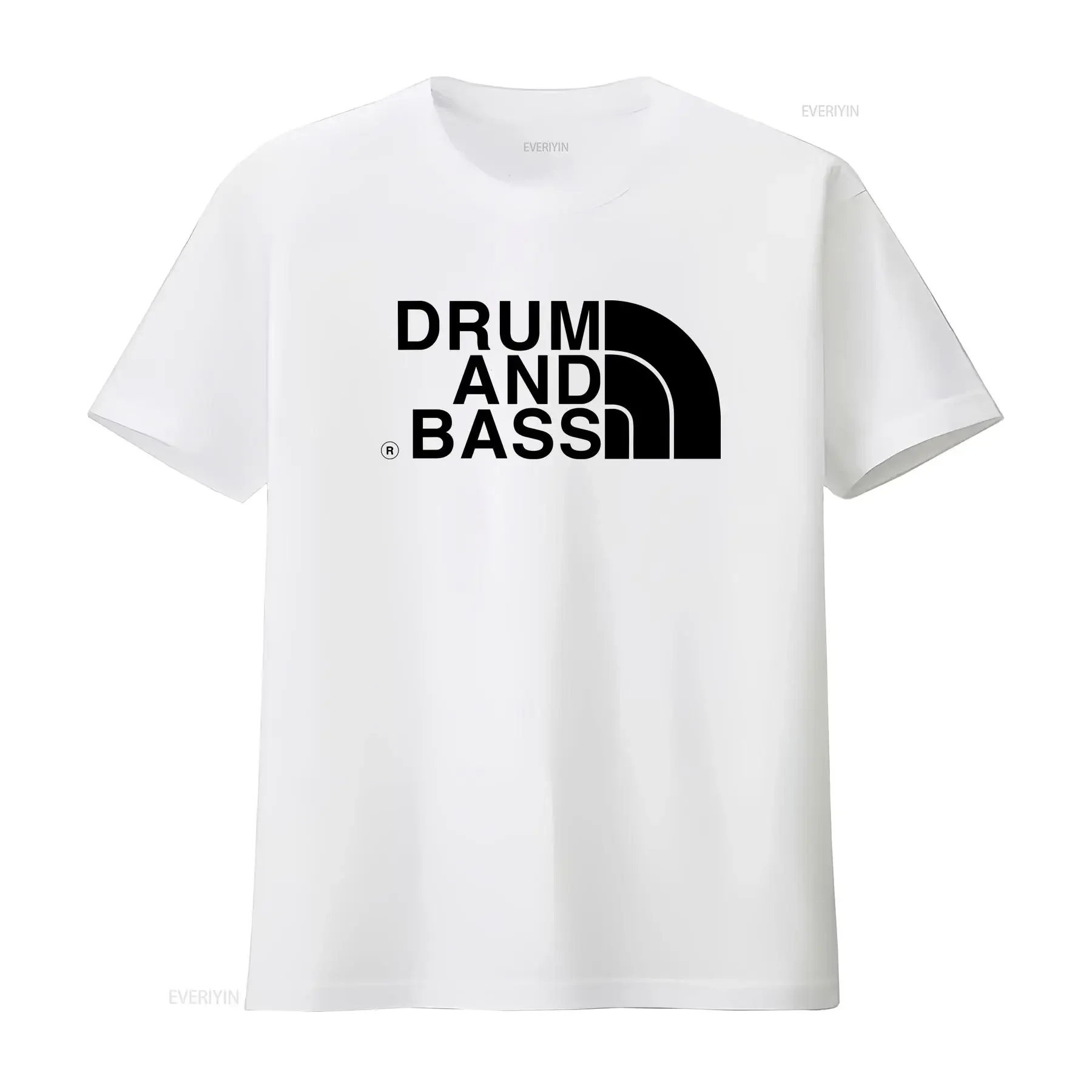 DRUM and BASS T SHIRT jungle breakbeat rave hardcore dance club dj breaks dub vintage Washed Casual Comfortable Stretched