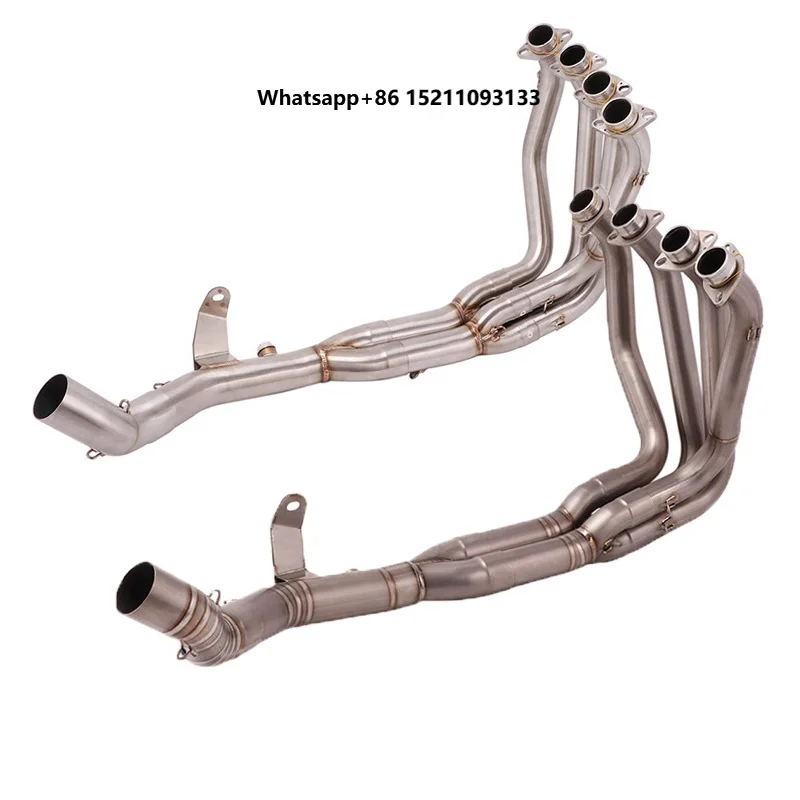 Easy Installation Motorbike Exhaust System Exhaust Tube Pipe Header Bike  51MM