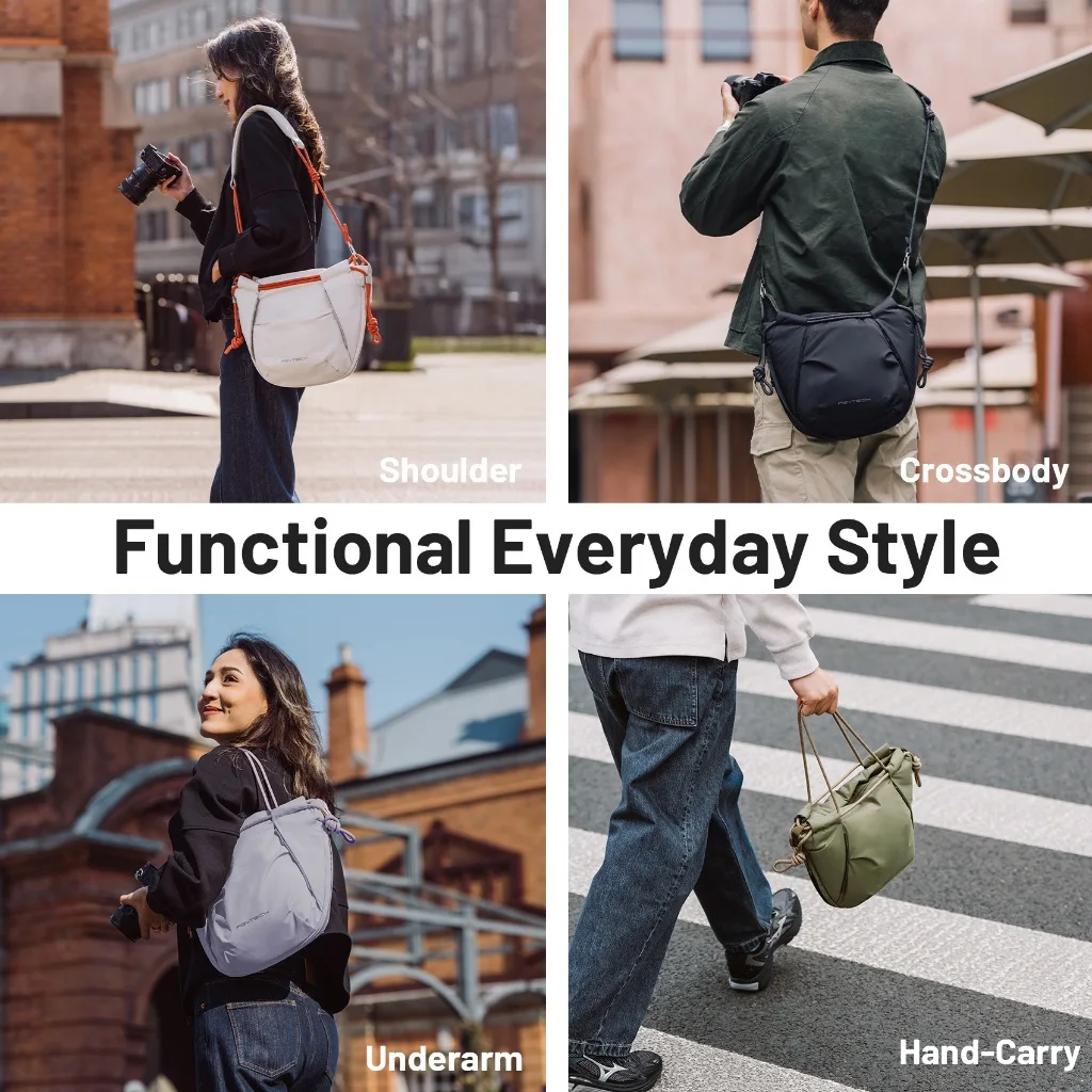 PGYTECH OneGo сумка через плечо с веревочным ремнем, сумка через плечо, сумка для фотосъемки на одно плечо, внутренняя сумка, подходит для сумки для камеры Sony Canon