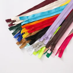 5# Single End Resin Zipper for Garment Sewing Process, Sewing Accessories, available length: 40, 50, 60, 70, 80, 90, 100, 120cm