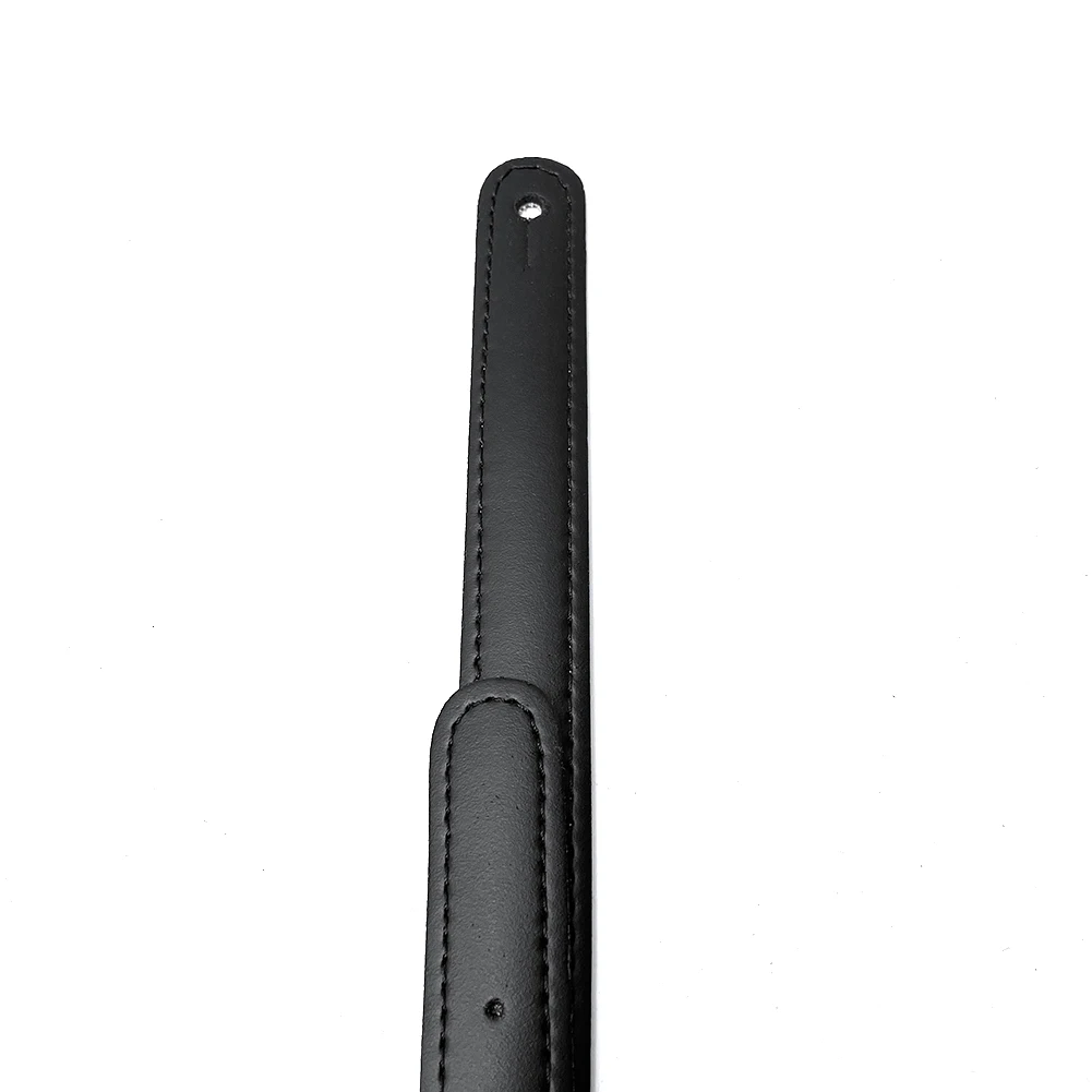 حزام مبطن من الجلد بطول قابل للتعديل حزام جيتار كهربائي مع مشبك معدني مع وسادة كتف لباس شعبي كهربائي صوتي #5