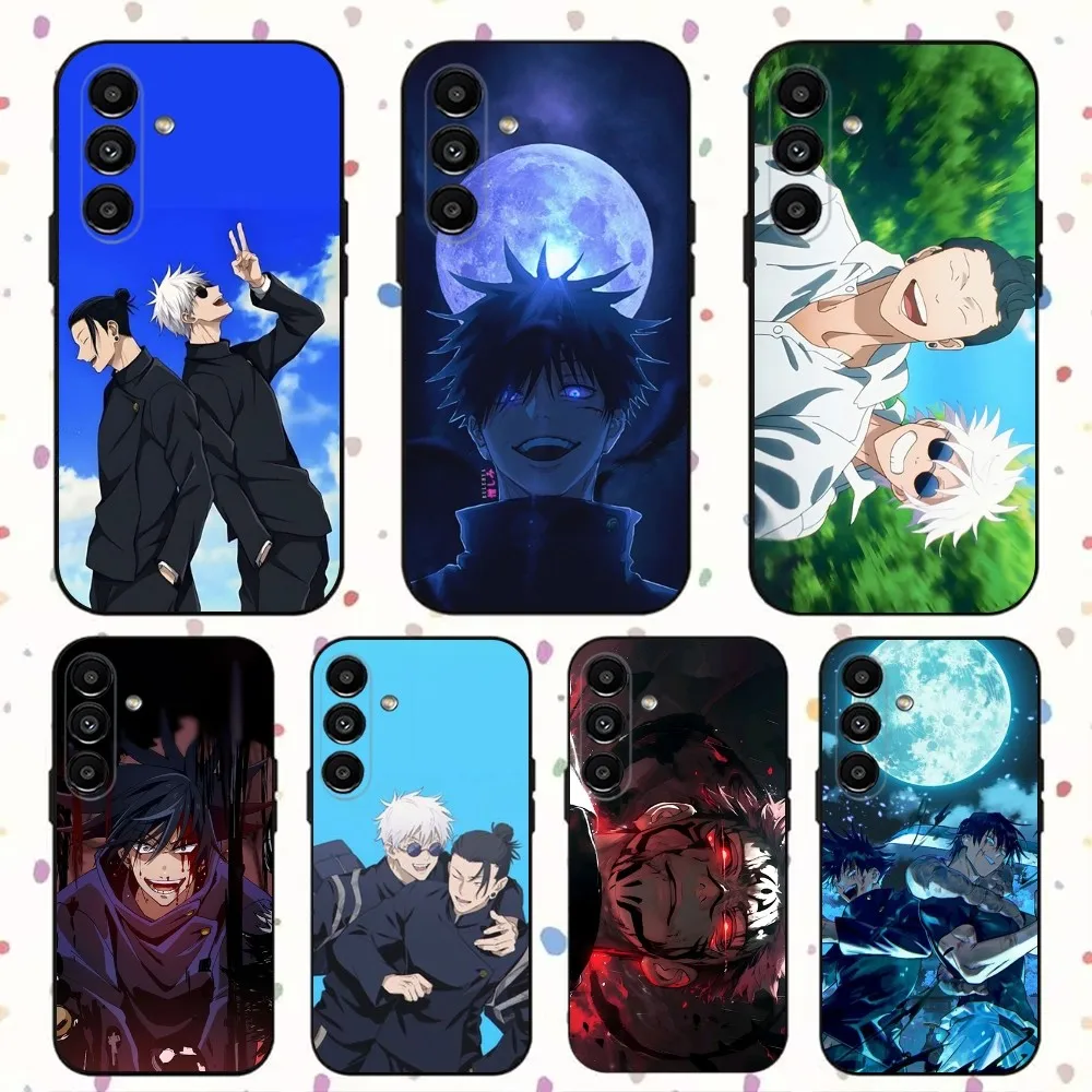 

J-Jujutsu K-Kaisen Anime Phone Case For Samsung S24,S21,S22,S23,S30,Ultra,S20,Plus,Fe,Lite,Note,10,9,5G Black Soft Cover