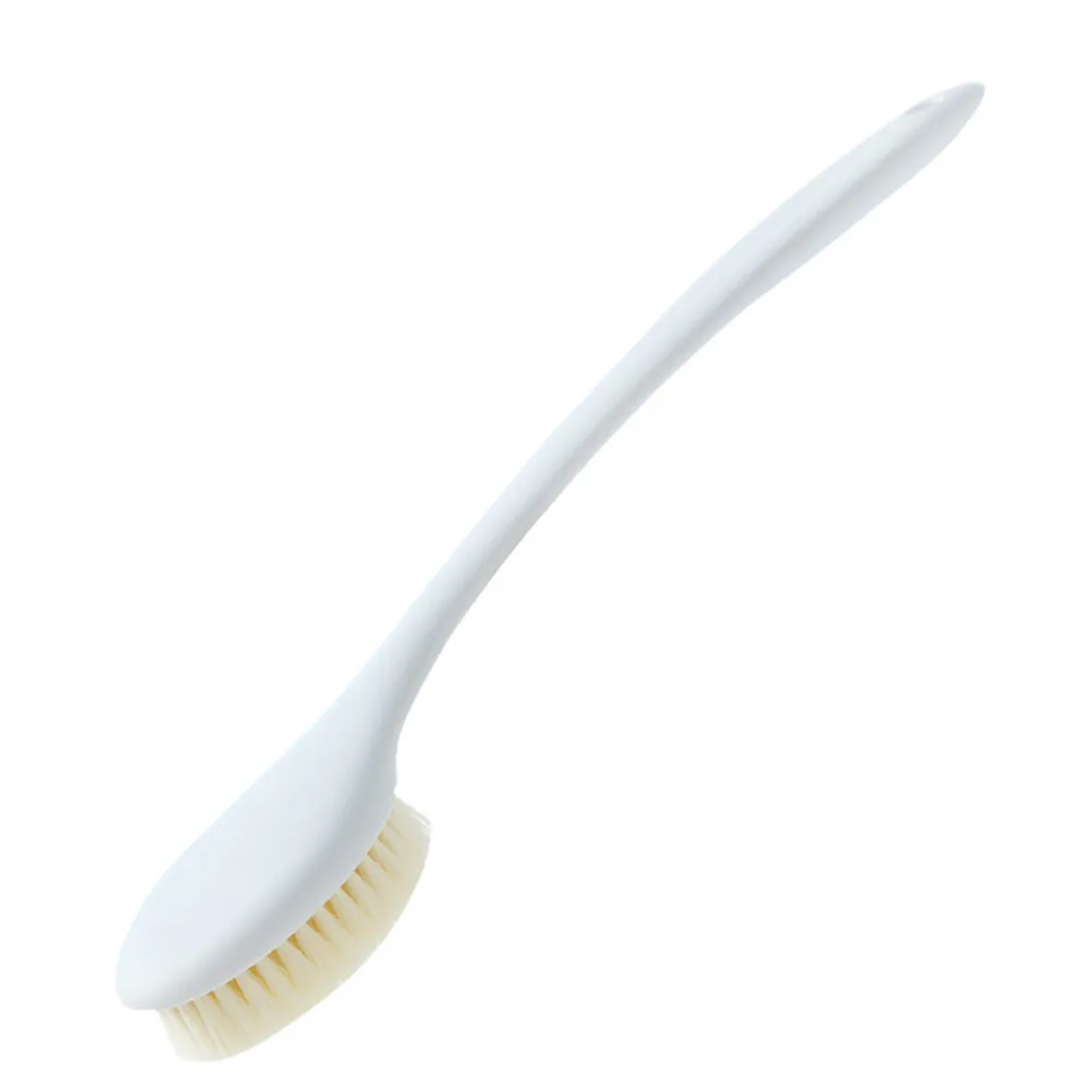 

2Pcs Long Handle Bath Brush for Back Cleaning Exfoliating Body Scrub Brush Shower Gel Compatible Skin Smoothing Feet Knees Legs