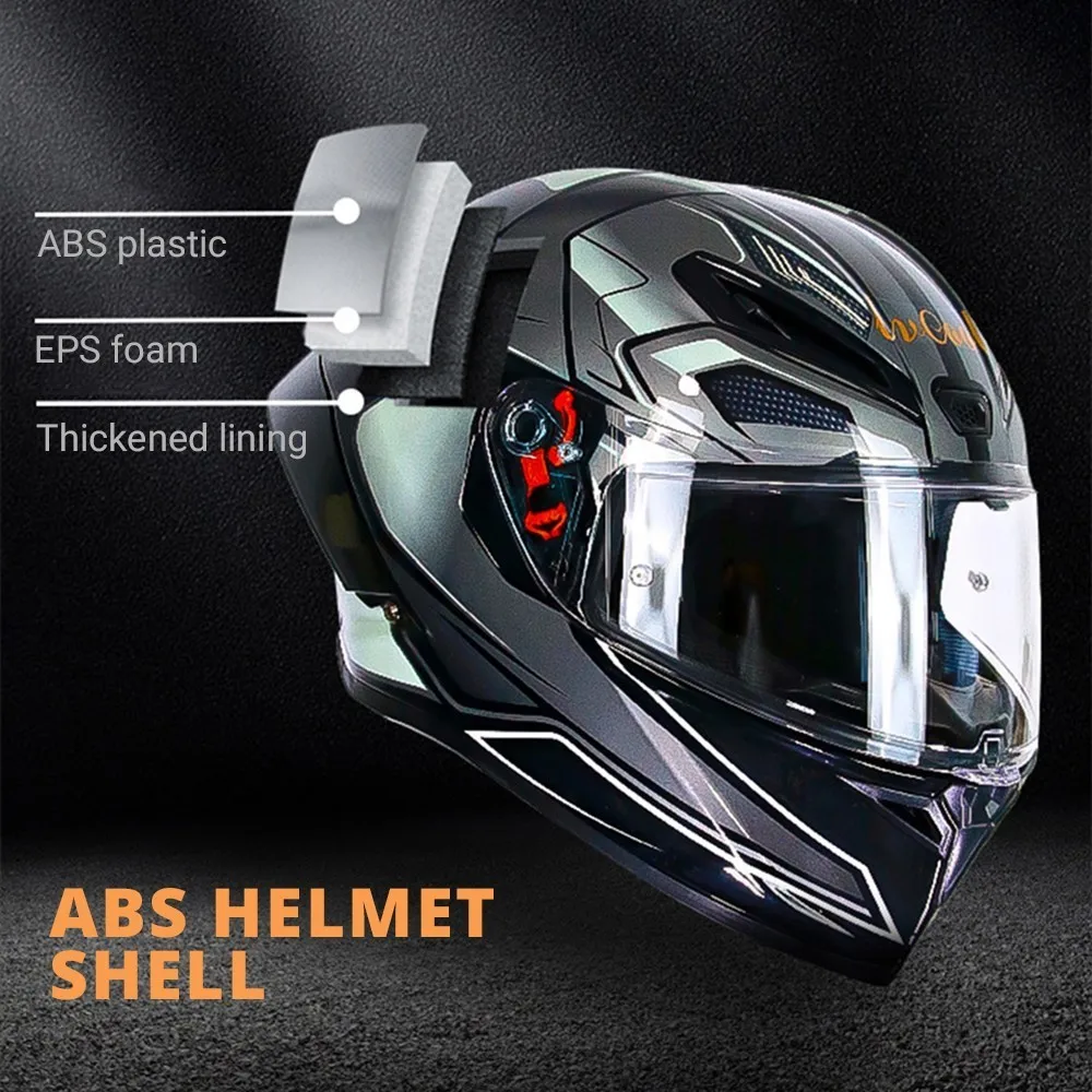 Motorcycle Helmet DOT Approved Motorcyclist Casco Moto Helmet Full Face Motocross Helmet Street Capacete De Moto 6 Colors Visors