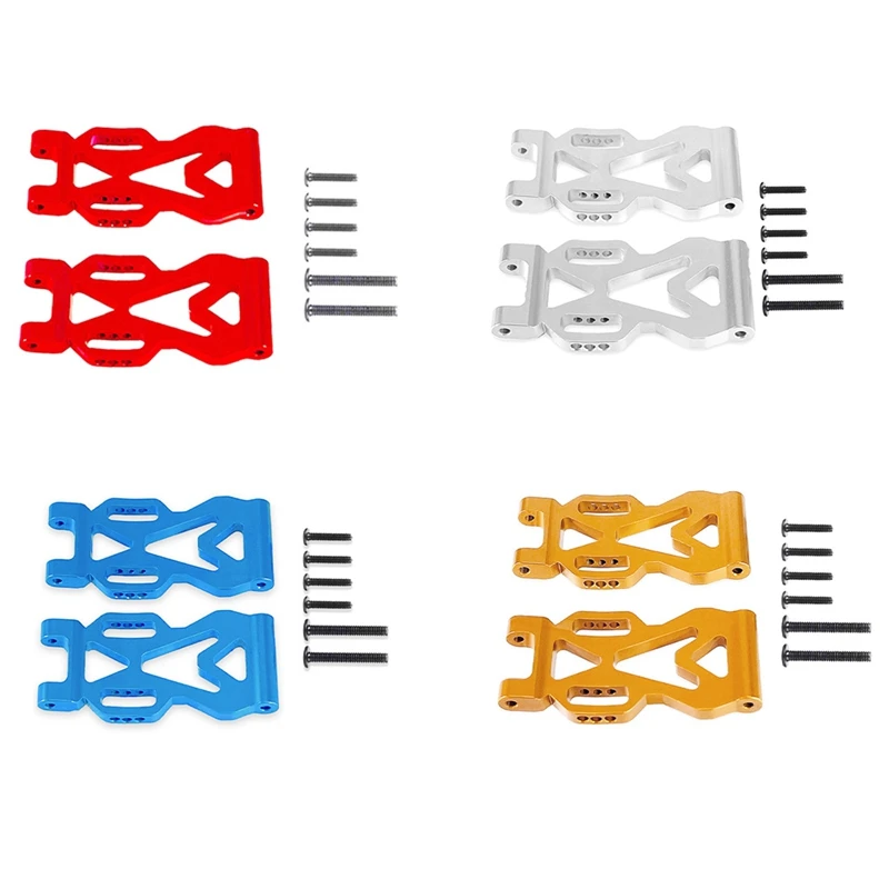 Brazos oscilantes inferiores traseros de Metal (L/R) 6016, juego para SCY 1/16 16102, accesorios de actualización de coche con Control remoto