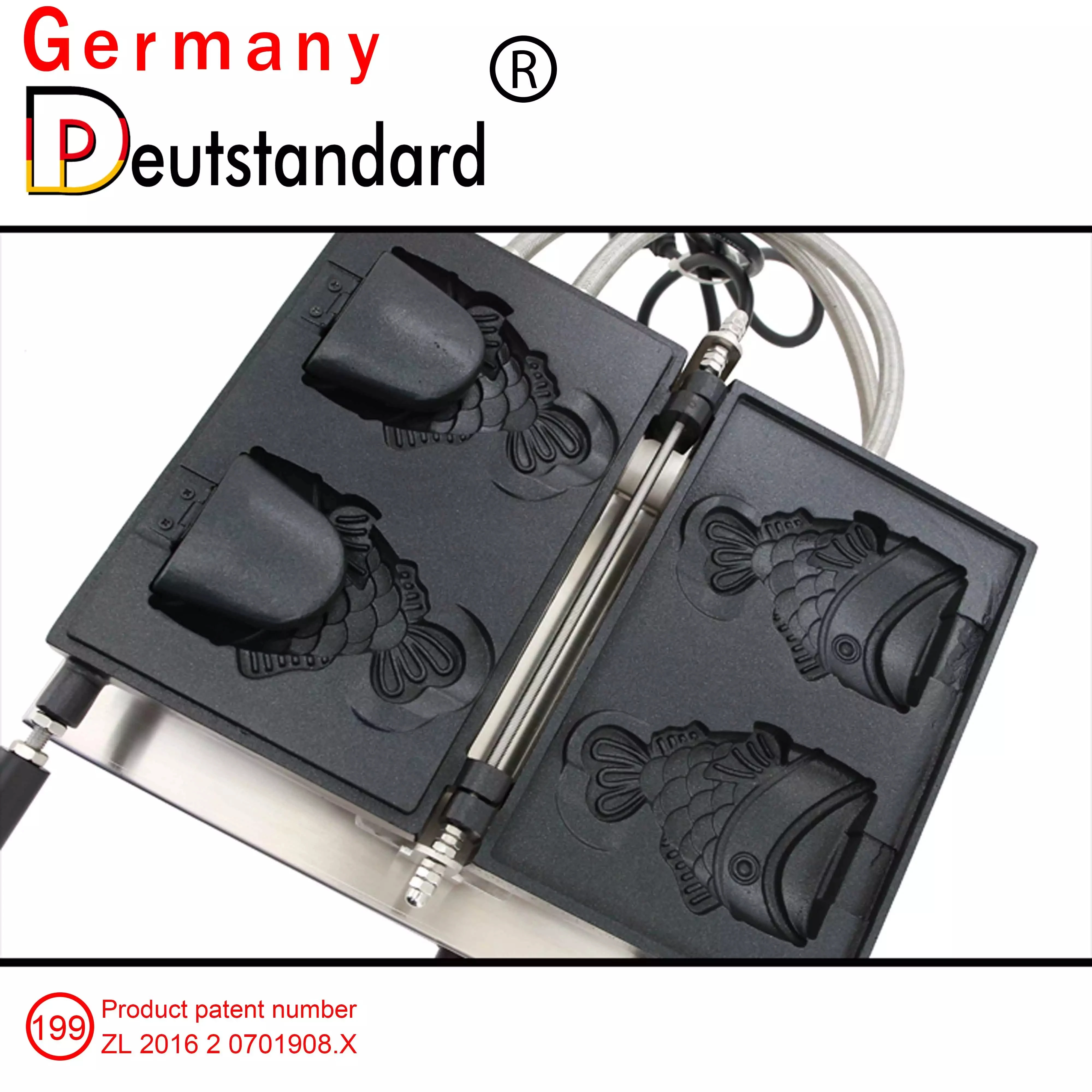 اليابانية افتتاح الفم الأسماك الآيس كريم Taiyaki آلة الأسماك الهراء آلة صنع الآيس كريم فرن كهربائي أجهزة المطبخ