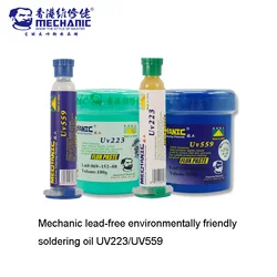 Mechanic UV-223 UV-559 Mild Rosin Lead-Free Solder Flux Paste Original Environmentally Friendly Welding Oil Flux Grease