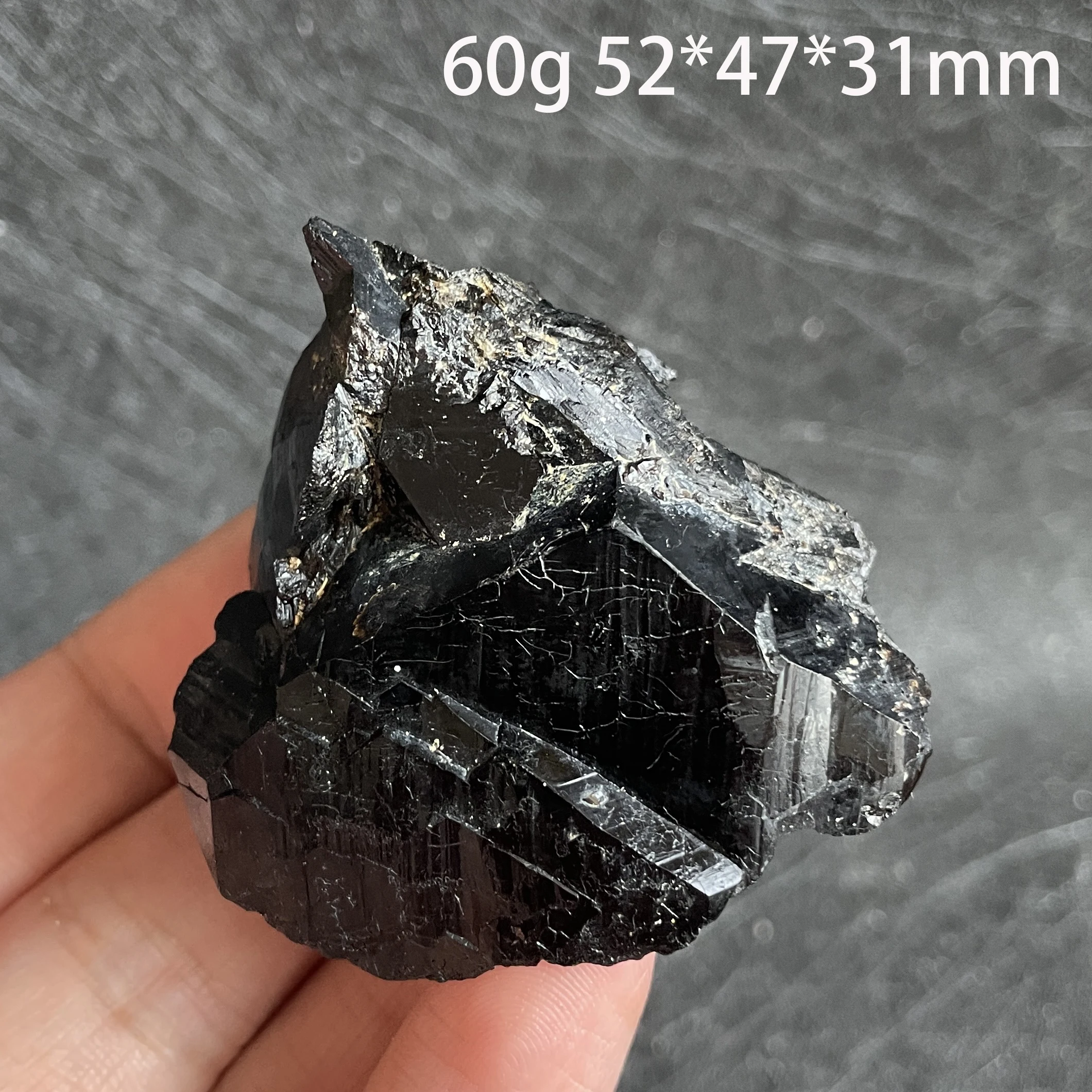 Natural Stone Black Rose Tourmaline Mineral Specimen Clear Quartz Crystal Cluster Rock Healing Home Decoration Gift