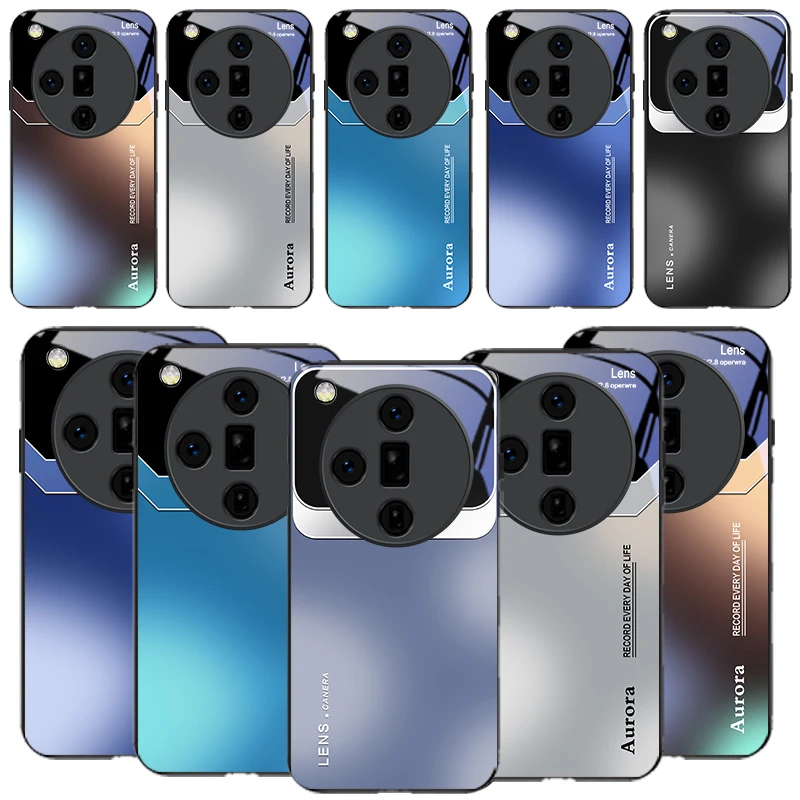 

Record every day of life For Oppo Find F25 Pro/F23/F11/X5 Pro/X5 X3 X2 Lite/X8 Pro/X7 Ultra/X3 Neo/X8 Pro Black Glass Phone Case
