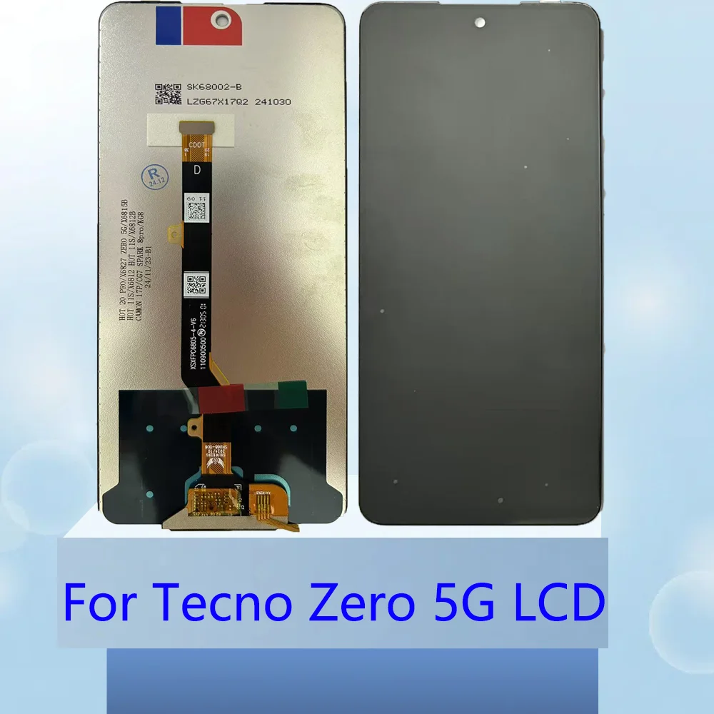 6.78 inches For infinix Zero 5g X6815 x6827 LCD Display Touch Panel Screen Digitizer Assembly Replacement Mobile Phone Parts