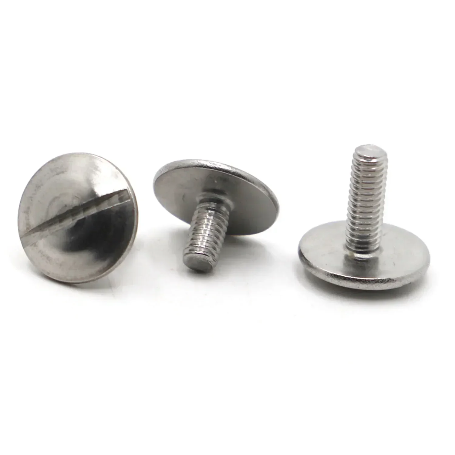 1-2 PZ GB947 Bullone a vite con intaglio a testa tonda in acciaio inossidabile 304 extra large M2 M2.5 M3 M4 M5 M6