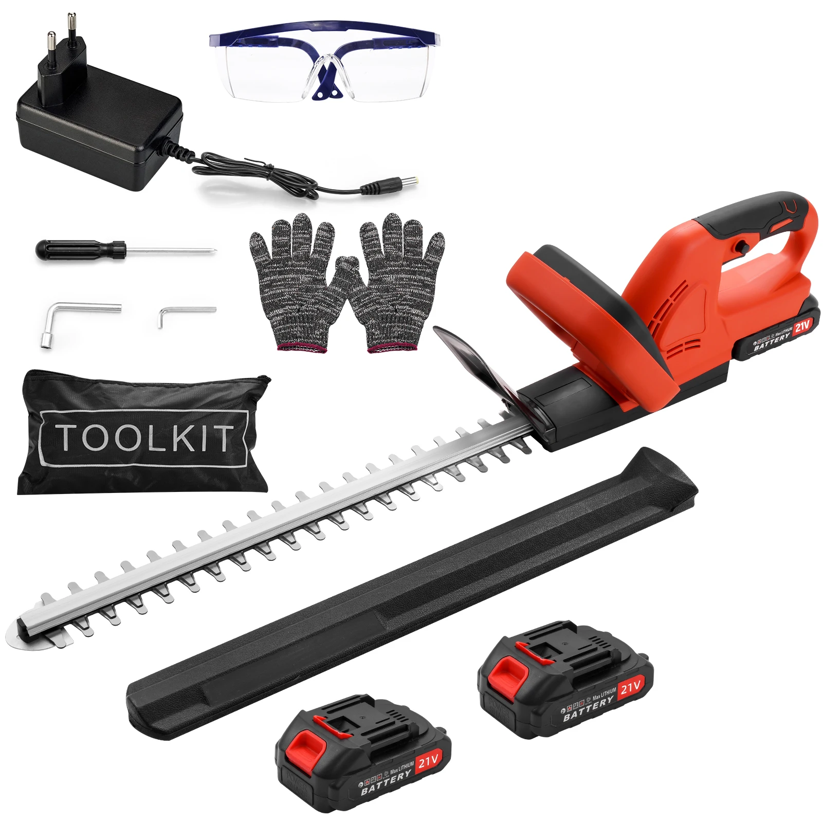 500W 1500RPM Elektrische Heckenschere Kabellose Rasenmäher-Heckenschere Trimmer Garten-Elektrowerkzeug für Makita Akku