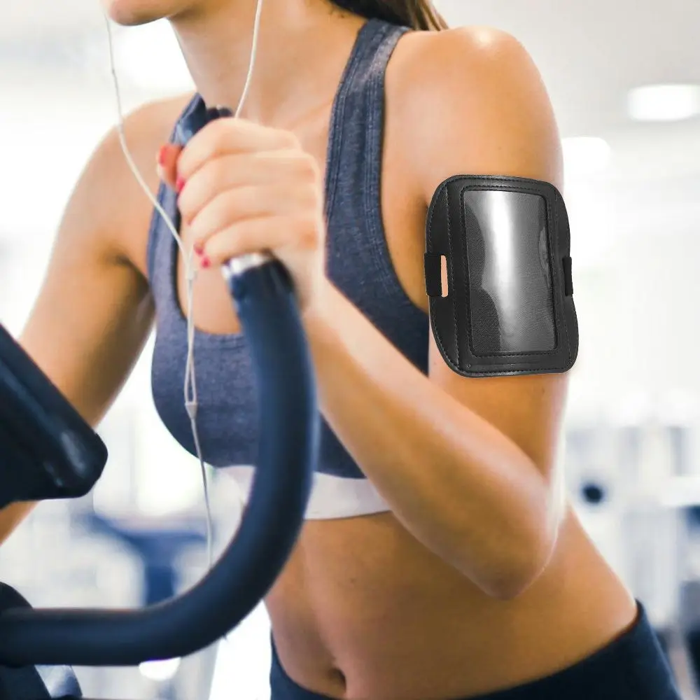 شخصية شريط مرن الذراع شارة حامل قابل للتعديل مطاطا حامل بطاقة الهوية بولي PU مقاوم للماء شارة بطاقة الهوية مكاتب #5